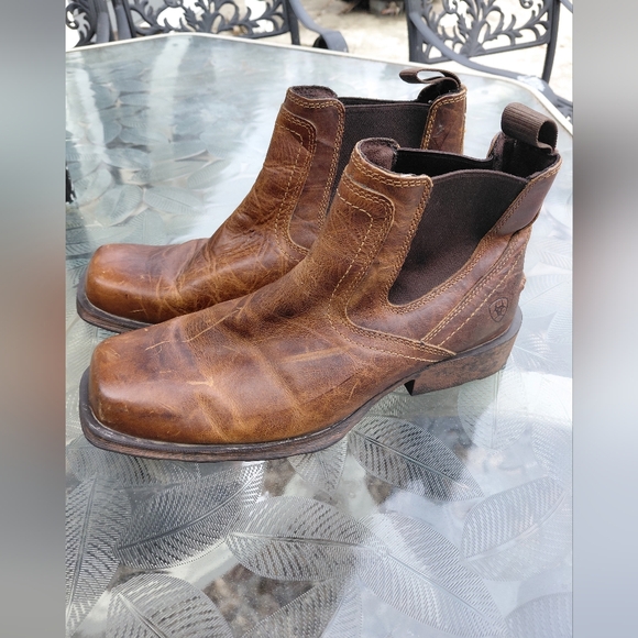 Ariat Other - Ariat Men's Size 10.5 EE  Brown Leather Ankle Boots